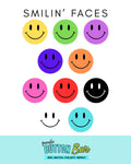 Smilin' Faces (1.25') Buttons